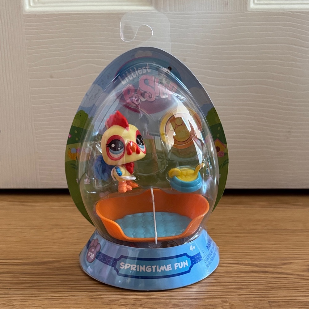 Littlest Pet Shop Springtime Fun Rooster Figure Set (#58) from Generation 7